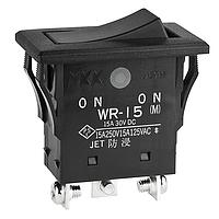 NKK Switches WR15AT/CUL Rocker Switches Series WR Environmentally Seal
