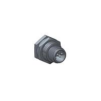 Amphenol LTW 12-05PMIP-SF8004 Circular Metric Connectors M Series Sensor Connector, M12, I Code, Metal, 4A, 05 pins, Male Connector, Female (Power) + Male (Signal) Contact, Hexagonal, M16*1.5, Screw Thread, PCB 180 , Receptacle, Front Fastened, Panel Thickness 4.5, IP68