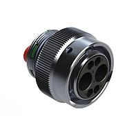 Amphenol SINE Systems AHDM06-18-06PN Plugs 6 Position Plug, Pin Size 18, Wide Threa