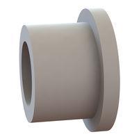 Essentra Components 12SWS0409 Shoulder Washer Shoulder Washer, .130 ID, .250 OD, .195 Shank OD