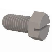 Essentra Components 3250013100 Slotted Hex Slotted Hex Screw, 1/2-13 Thread, 1 Lg