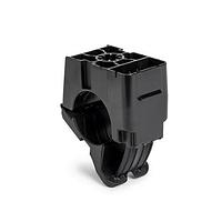 HellermannTyton 151-03985 Cable Clamps PA66HIRHSUV, BLACK, 25/BG