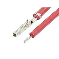 Molex 215341-2101 Pre-Crimped Lead MINI-FIT JR. F-S 75MM 20 AWG RD Sn