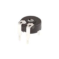 Same Sky (formerly CUI Devices) PTN10-D11HB20 Potentiometers 10mm horizontal 1M ohm hexagonal rotor linear 20% tolerance