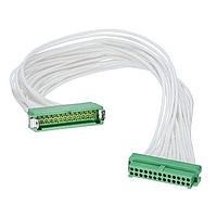 Harwin G125-MC15005L4-0300F Discrete Wire Cable Assemblies 1.25MM M/F CA 2x25 300MM 26AWG