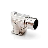 Amphenol SINE Systems MA5RAE1702 Circular Metric Connectors 17 Position Receptacle, 90  Rotatable, Checkmate , Large Flange(28.0x28.0)