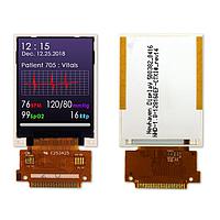 Newhaven Display NHD-1.8-128160EF-CTXI# TFT LCD Displays 1.8 LCD TFT 2.8volt view 6:00 24 pin