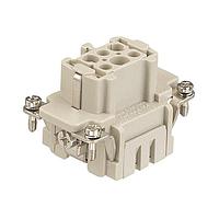 HARTING 09330062716 Inserts HAN ES 6P FEMALE CAGE-CLAMP TERM