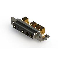 EDAC 630-9W4-240-5NB Mixed Contact D-Sub Connectors Right-angle Power Combo D-Sub Connector