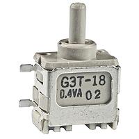 NKK Switches G3T18AH Ultra miniature process sealed SMT toggles SPDT (ON)OFF(ON) R/A