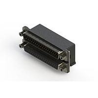 EDAC 663-037-264-003 Dual Port D-Sub Connectors Right-angle Dual Port D-Sub Connector