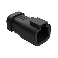 Amphenol SINE Systems ATP04-4P-MM01BLK Connectors 4 POS RECEPT MALE