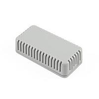 Hammond Manufacturing 1551V2GY Square SNAP VENTED GRAY 3.15Hx1.57Wx.79D