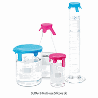 DURAN DU.29110412 Silicone Lids, for Lab Containers, Size XL, Blue