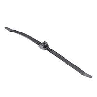 HellermannTyton DCT90HIRC2 Dual Clamp Tie Dual Clamp Tie, 13" Long, .25" Stud Dia, 1.30" Max Bundle Dia, 150lb, PA66HIRHSUV, Black,