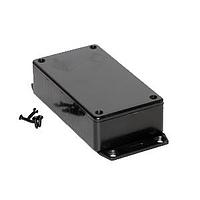 Hammond Manufacturing 1591BF2SBK Flanged Enclosure ABS w/Bottom Flange 4.4x2.4x1.1" Black