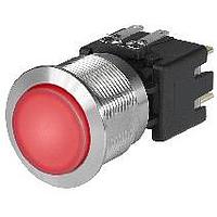Schurter 3-101-032 Pushbutton Switches 16A, 250VAC 22mm 1 POLE BRIGHT RED