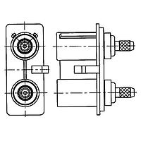 Amphenol RF FA2-NZSP-C01-9 Connectors RG174 188 316 MALE ST FAKRA SMB