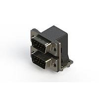 EDAC 661-009-264-042 Dual Port D-Sub Connectors Right-angle Dual Port D-Sub Connector