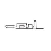 AMP Connectors - TE Connectivity 1586840-4 Contacts VAL-U-LOK PIN 16AWG PHBZ AU LP