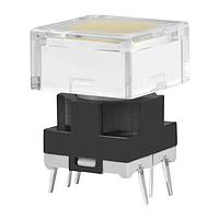 NKK Switches JB15HBPE-JE Tactile Switches SPST ILLUM EXT YEL