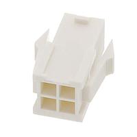 AMP Connectors - TE Connectivity 1586861-4 Plug Housing 4P PLUG HSG PNL MNT GLOW WIRE