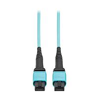 Tripp Lite N845A-01M-12TAA Fiber Optic Cable Assemblies Eaton Tripp Lite Series 100G Multimode 50/125 OM4 Fiber Optic Cable (12F MTP/MPO-PC F/F), Type-A Polarity, OFNP, Aqua, 1 m (3.3 ft.), TAA