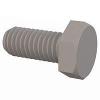 Essentra Components 011032H043 Cap Screw Hex Unslotted Bolt, #10-32 Thread, 7/16 Lg