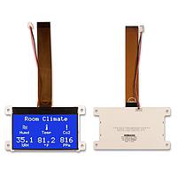 Newhaven Display NHD-C12864WO-B1TMI#-M Graphic LCD Modules COG STN-Blue 128x64 White