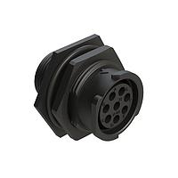 Amphenol SINE Systems FLS714N8S03 Connectors 8 POSITION JAM NUT RECEPTACLE,