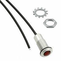 VCC FLXR2RTP04 Flexible Light Pipes RUGGED FLX LIGHTPIPE CLR FINISH 4" RED