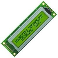 Microtips Technology NMTC-S20200XRGHS-10B LCD Character Display Modules Gray Reflective