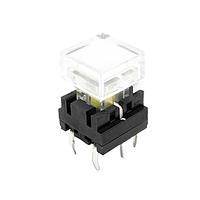 E-Switch TL6275BA2PQTY Subminiature TACT, 50mA 12VDC, SPST-NO Off-(On), Through Hole PC Pin