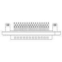 Molex / FCT 173110-0001 D-Sub Connectors - Standard Density FCT DSUB RA PC PLG 50 PN SLD RMNT