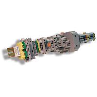 Altech ADL2.5 Wire to Wire Feed thru spring clamp Dbl Lvl 22-12 AWG,  600V,  20A,  5mm