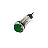 Dialight 656-1202-304F LED Panel Mount Indicators 1/2 Flat Green 5VDC w/Terminals