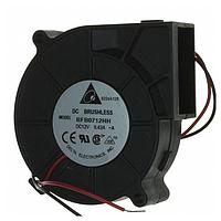 Delta Electronics, Inc. BFB0712HH-A Blowers DC Blower, 75.7x75.7x25mm, 12VDC, Ball Bearing, Lead Wires, Locked Rotor Sensor