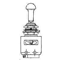 Honeywell 13AT2-E Toggle Switches Toggle SW DPDT 3POS SOLD TERM LOCKN LVR