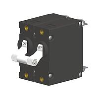 Carling Technologies AA2-B0-44-625-5B1-C Hydraulic-Magnetic 25A 2P SPDT Wht Act no Act, QC