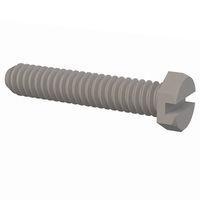 Essentra Components 010256X043 Hex Slotted Hex Slotted Screw, #2-56 Thread, 7/16 Lg