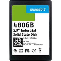 Swissbit SFSA480GQ2AK4TA-C-6B-21B-STD SATA SSDs Industrial SATA SSD 2.5", X-75 P, 480 GB, 3D TLC Flash, 0C to +70C