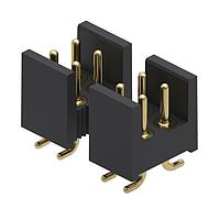 Mill-Max 802-10-064-30-052000 Pin Strip 64P, 2R Shrouded SMT GULL WING HEADER