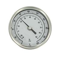 Dwyer BTLRN360101 Bimetal Thermometer for Hard-to-Reach Areas, Optional Handle (200 °F, 1/2 in, NPT Male, 60 in)