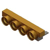 Amphenol SV Microwave 9311-60037-TD Multi-Port Connectors SMP Male Edge Launch Conn 4 Port LD, TD