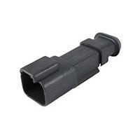 DEUTSCH - TE Connectivity DT04-2P-CE09 Receptacle 2P DT RECP ASM, BLK E SEAL, SHK BT ADPT