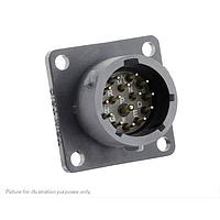 Eaton Souriau-Sunbank UTSX014D15P Receptacles Square flange receptacle, without backshell, with 15 male PCB contacts, IP68/69K in unmated conditions