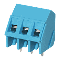 Same Sky (formerly CUI Devices) TB008A-508-P02BK Fixed Terminal Blocks -Terminal block, screw type, 5.08, 45, 2 poles, Black, Phillipss screw, PCB mount