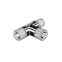 Omron Automation and Safety XS2R-D424-1 Circular Metric Connectors T-Joint Plug/Socket Daisy-chain Model