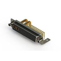 EDAC 630-43W2250-4N6 Mixed Contact D-Sub Connectors Right-angle Power Combo D-Sub Connector
