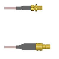 Amphenol Custom Cable Q-2X03N000R096i RF Cable Assemblies SMA-SJB/SMB-SJ G316D 96I